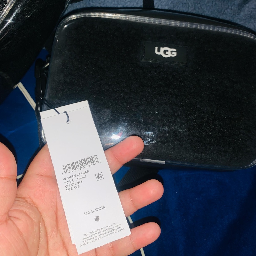 Ugg Dannie ll Mini Backpack/ Ugg Janey ll Clear Sheepskin Side Bag Combo - Picture 11 of 11